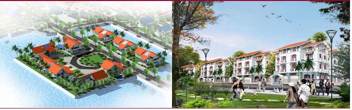 Phối cảnh dự án khu đô thị Tiền Phong