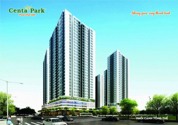 Phối cảnh dự án Centa Park Tân Bình