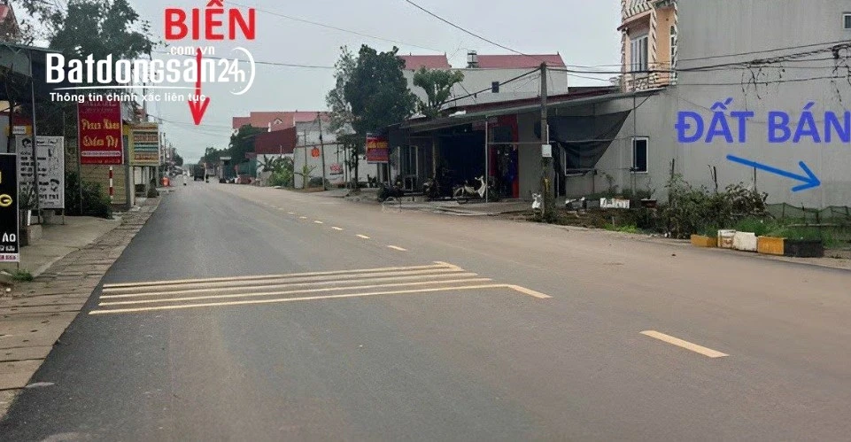 Đất Quất Lâm 180m², mặt tiền 12m, trục chính kinh doanh, giá 1.95 tỷ.