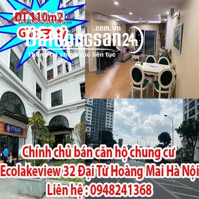 Chính chủ bán căn hộ chung cư Ecolakeview 32 Đại Từ,Hoàng Mai ,Hà Nội