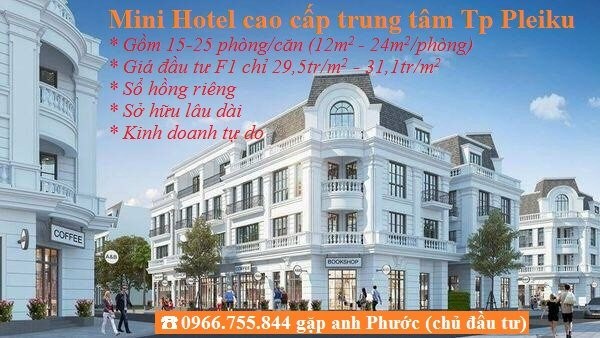 Bán gấp dãy khách sạn Mini Hotel cao cấp 4 tầng ngay trung tâm hành