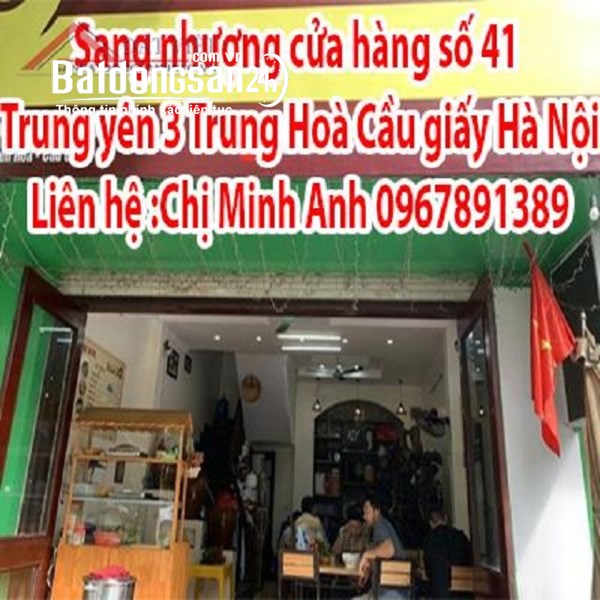 Sang nhượng cửa hàng số 41 Trung yên 3, Trung Hoà, Cầu giấy, Hà Nội.