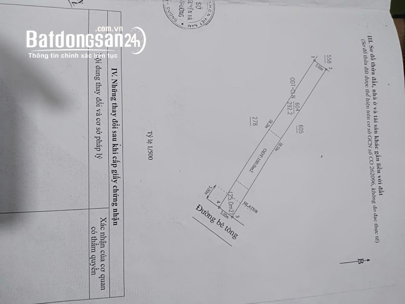 CHÍNH CHỦ CẦN BÁN GẤP LÔ ĐẤT ĐẸP KP3, XÃ HỘI NGHĨA, THỊ XÃ TÂN UYÊN,