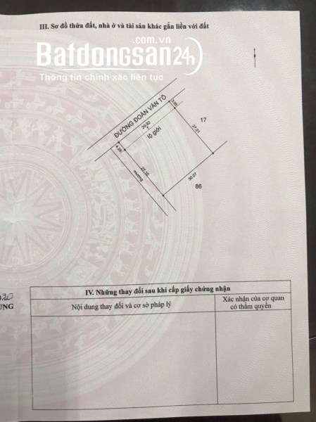 Bán dất 30x31=934m2, giá 4.5 tỷ tại CULAODUNG Sóc Trăng.