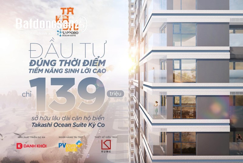 Takashi Ocean Suite – Căn Hộ Biển Mang Phong Cách Nhật Bản