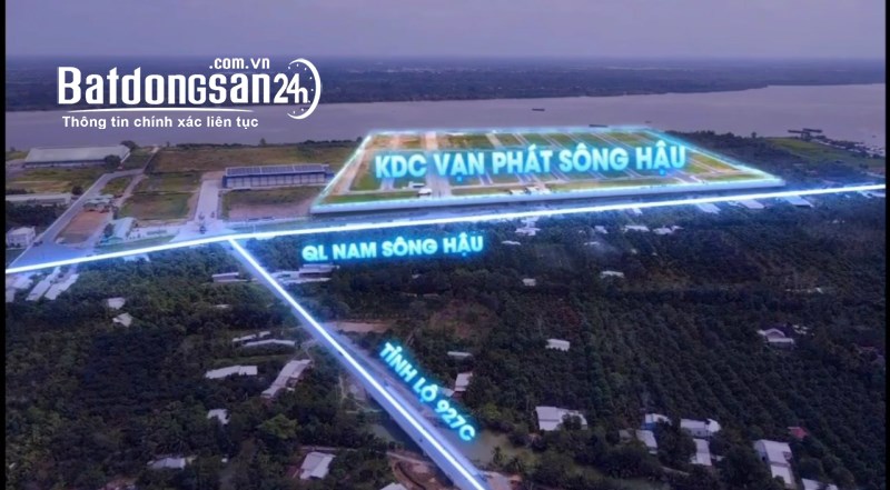 KDC Thương mại Vạn Phát Sông Hậu, vị trí vàng đầu tư 760 triệu