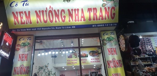 SANG NHƯỢNG CỬA HÀNG NEM NƯỚNG NHA TRANG BẮC TỪ LIÊM, HÀ NỘI