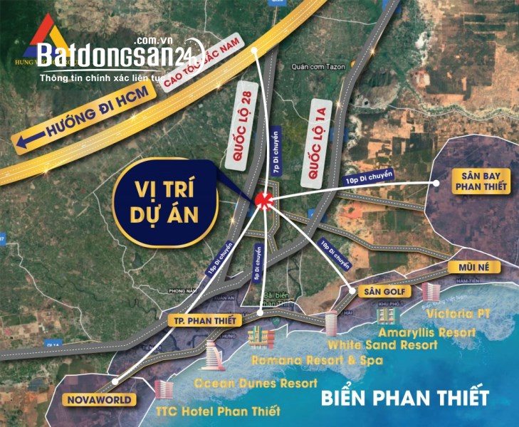 Bán đất thành phố biển Phan Thiết giá từ 1 tỷ/lô LH: 0585.198.604