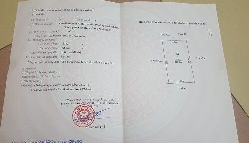 Bán đất thổ cư 100% chính chủ tại: KĐT mới Ninh Khánh, TP Ninh Bình,