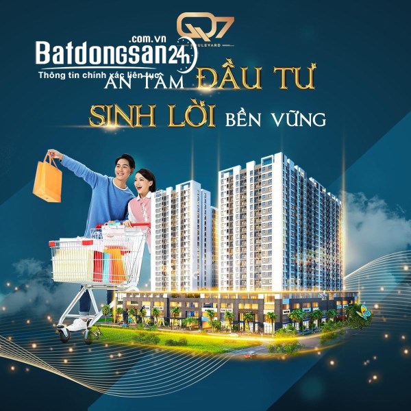 AN TÂM ĐẦU TƯ -  SINH LỜI BỀN VỮNG TẠI SHOPHOUSE Q7 BOULEVARD,CK 10%.