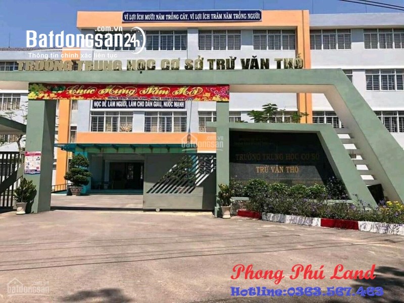 <'T1T> Bán đất mặt tiền DT750 Trừ Văn Thố, Bàu Bàng,Bình Dương