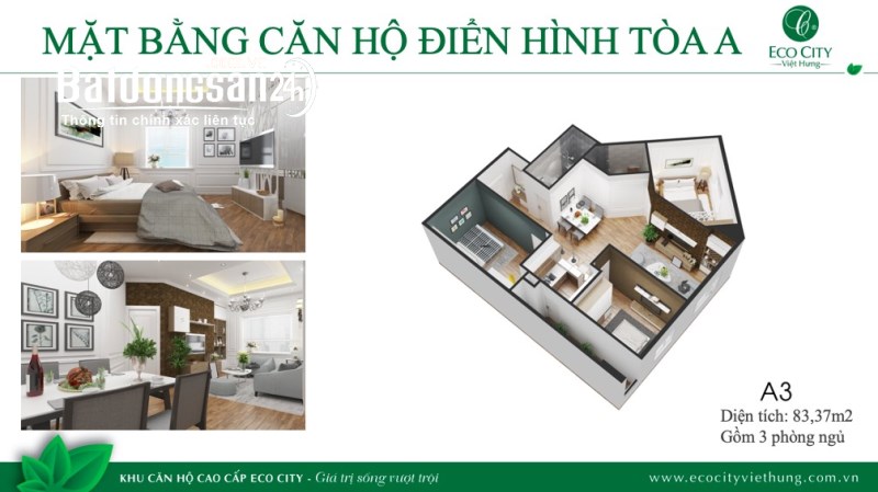 Về với Eco City là về với cuộc sống nghỉ dưỡng đẳng cấp nhiều sao .