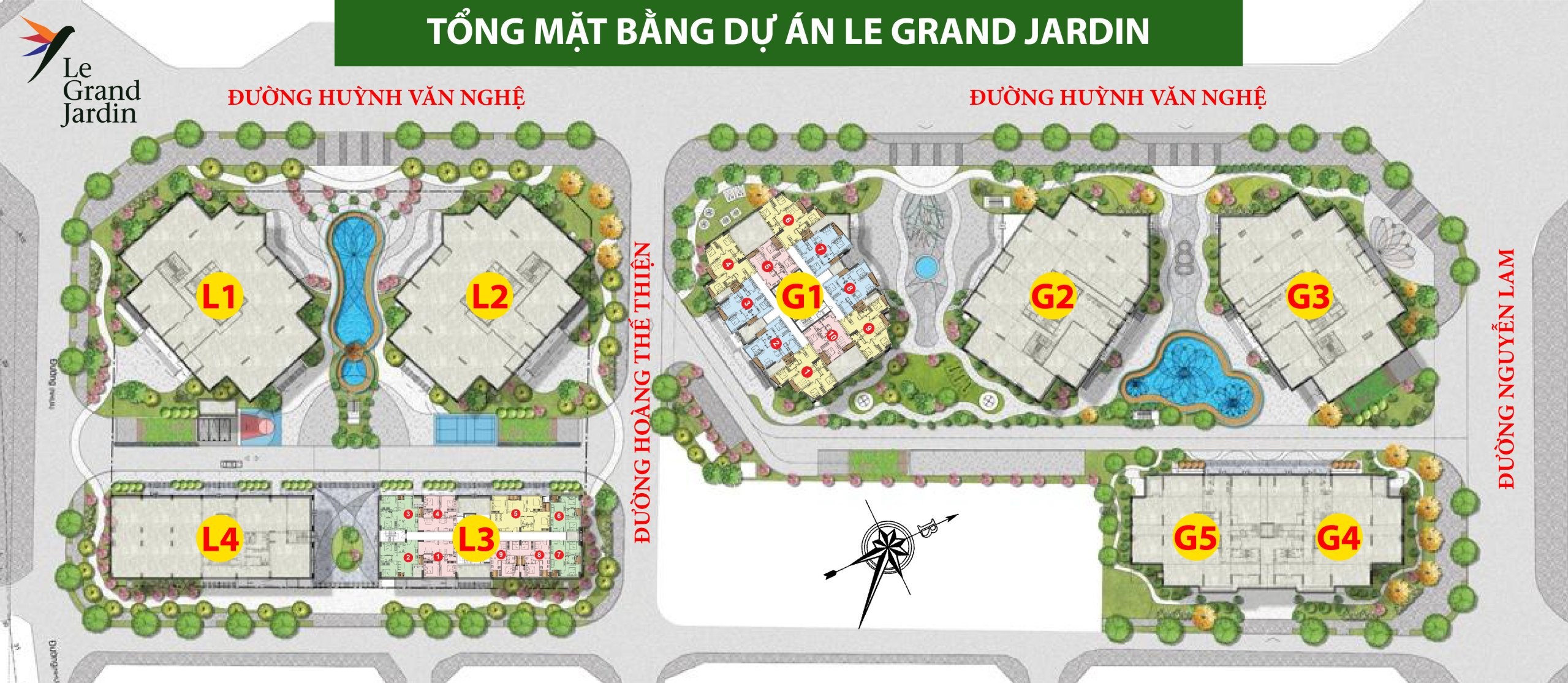 Dự án Le Grand Jardin sở hữu vị trí đắc địa tại khu vực đắt giá nhất