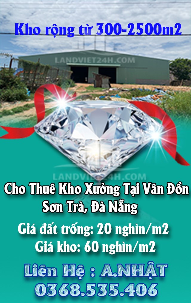 Chính Chủ Cần Cho Thuê Kho Xưởng Diện Tích 2500m2 Tại Vân Đồn, Sơn