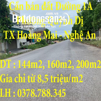 Cần bán đất thị xã Hoàng Mai, tỉnh Nghệ An