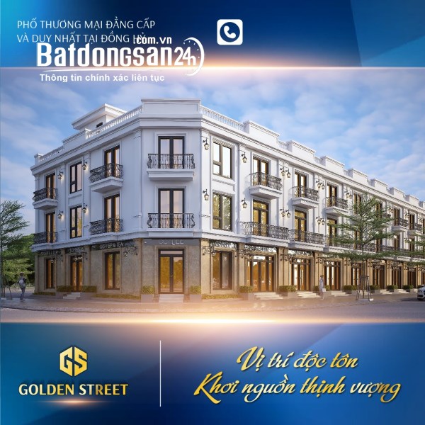 “GOLDEN STREET ĐỒNG HỶ” Vị trí độc tôn – Khơi nguồn thịnh vượng