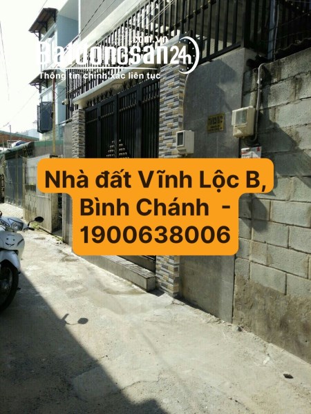Nhà đất Vĩnh Lộc B, Bình Chánh  - 1900638006
