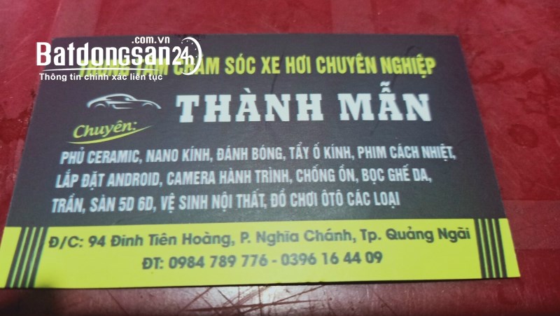 TRUNG TÂM CHĂM SÓC XE OTO CHUYÊN NGHIỆP – THÀNH MẪN