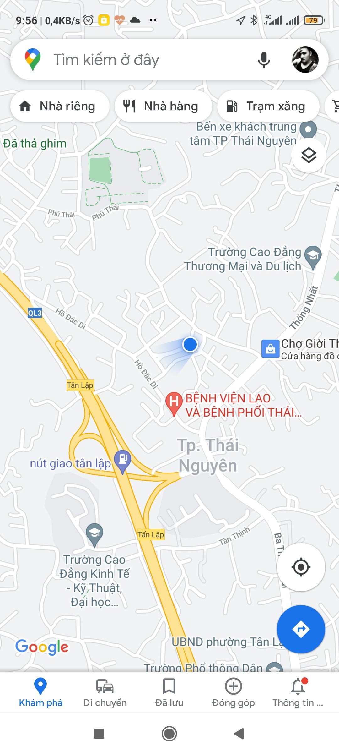 Bán lô đất 210m đường Phú Thái,phường Tân Thịnh,tp Thái Nguyên,xây