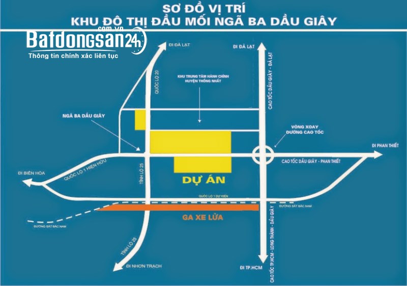 bán gấp lô đất thổ cư 100m2, sổ riêng, dự án Dầu Giây Center City