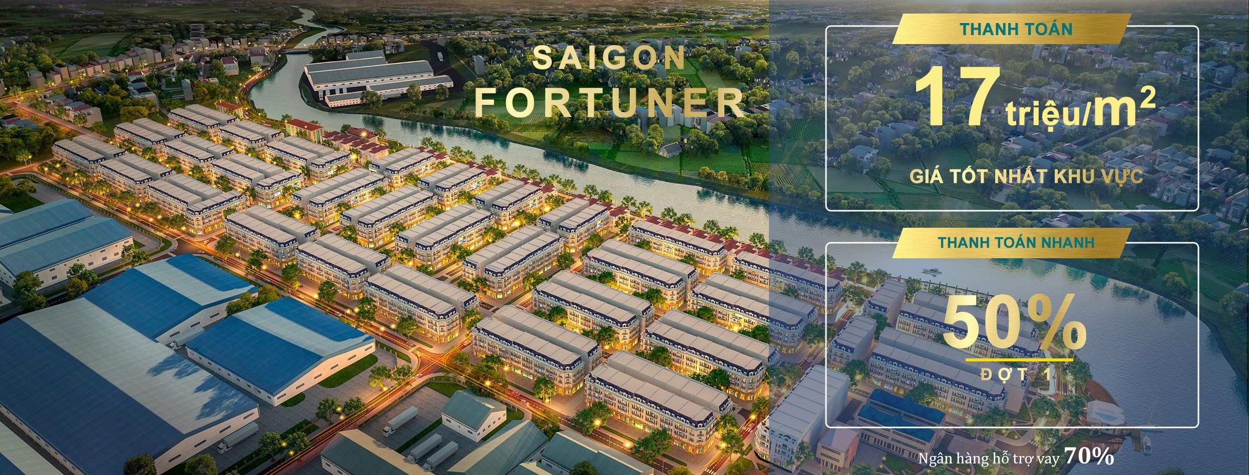 Saigon Fortune KDC Cầu Tràm đất nền giá đầu tư F0 tốt nhất thị trường