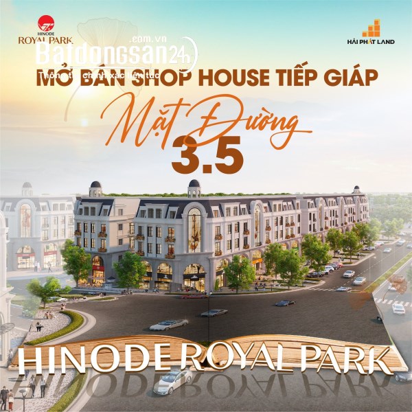 MỞ BÁN 50 LÔ ĐỢT 1 ĐẸP NHẤT GẦN HỒ 6HA HINODE ROYAL PARK KIM CHUNG DI