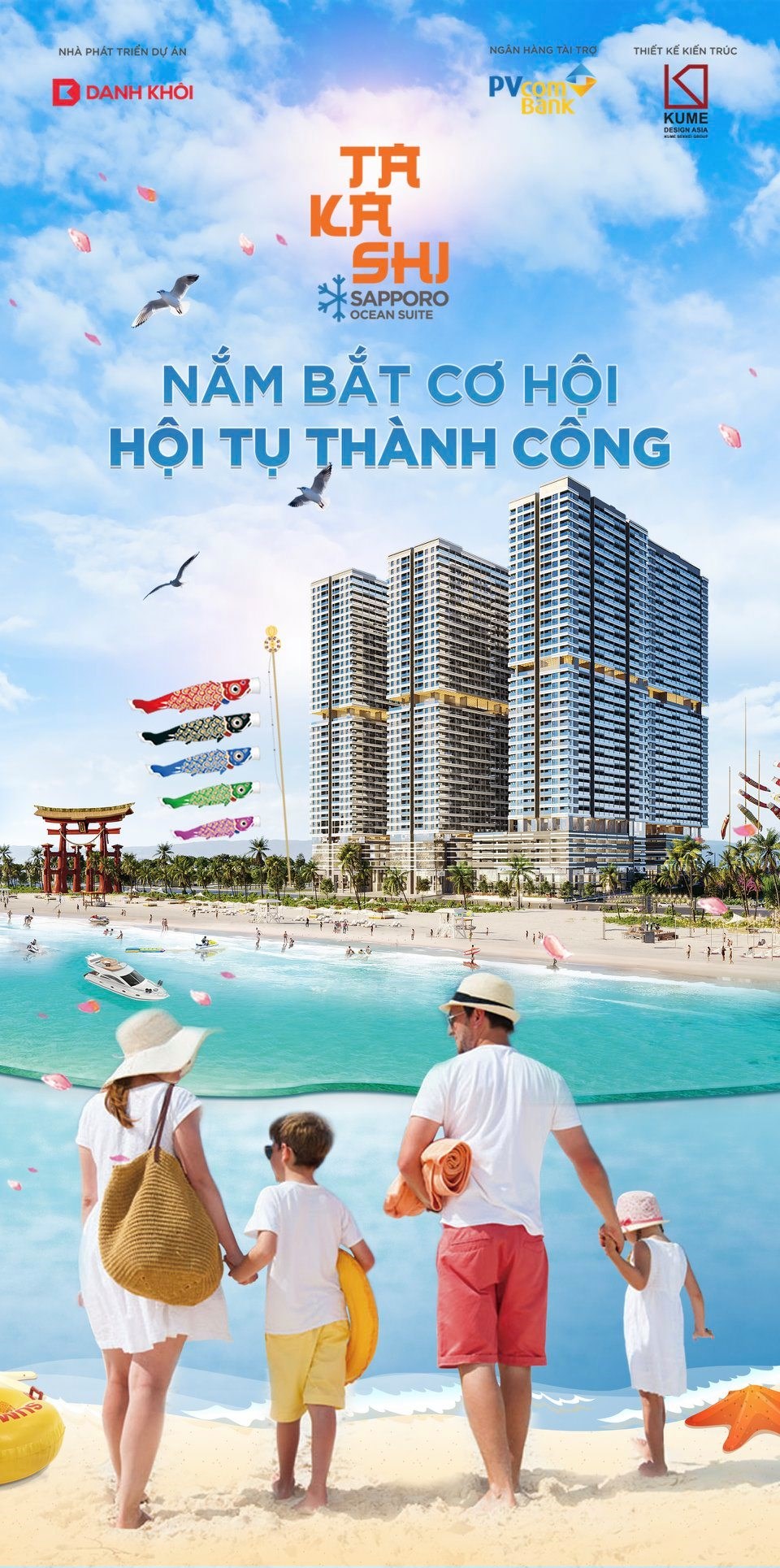 Căn hộ Nhật Takashi đầu tư giá rẻ tại khu du lịch bãi biển Eo Gió -