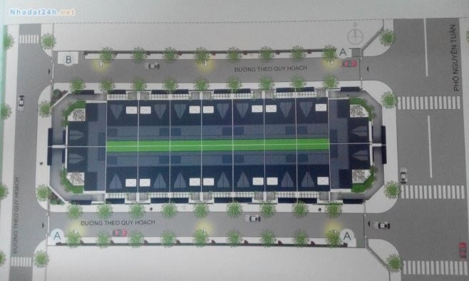 Cần tiền bán gấp Liền kề 98m2 góc Ngã 4: Nguyễn Tuân- Lê Văn Lương