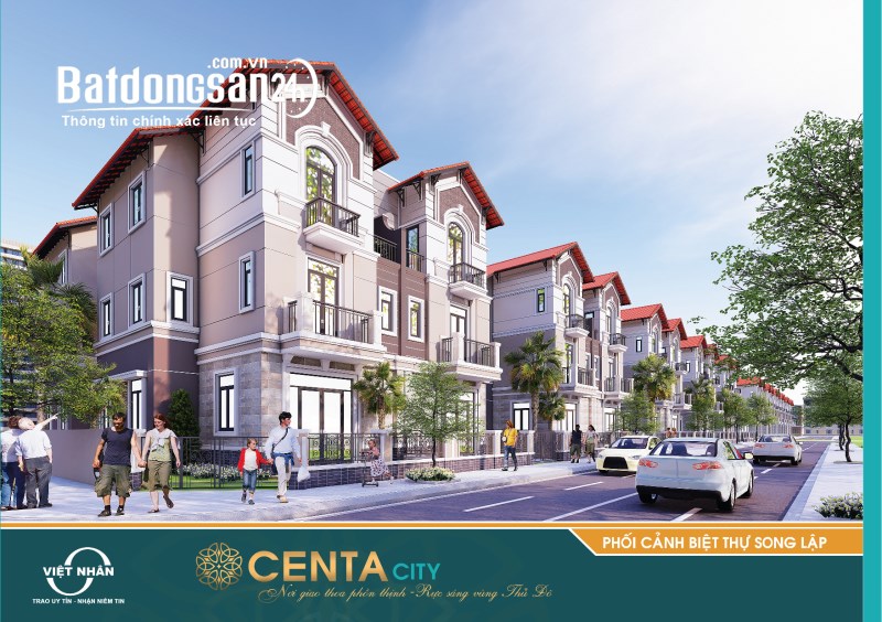 Bán suất ngoại giao lô góc centa villa rẻ hơn trên thị trường 450tr.