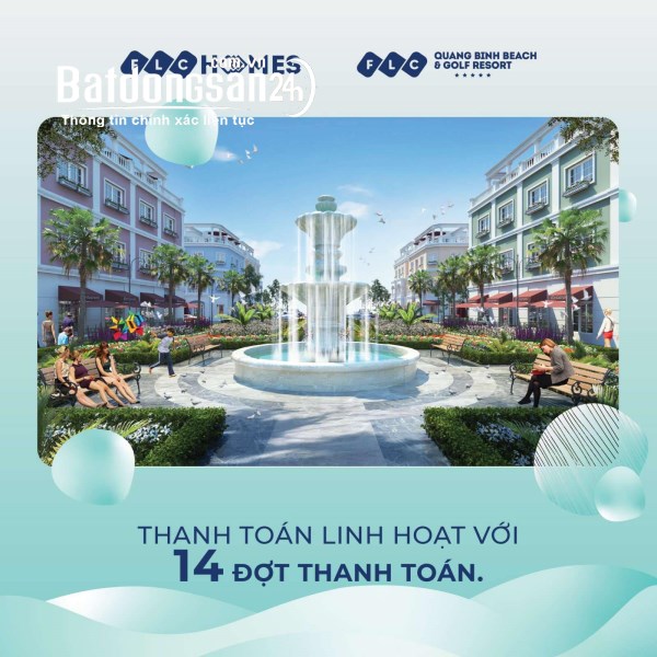 Nhà thương mại biển FLC Quảng Bình giá chỉ 17tr/m2 chiết khấu lên đến