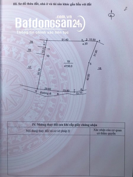 bán lô đất chia lô diện 1200m