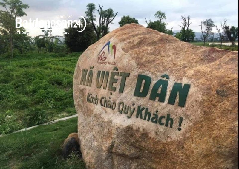 CHÍNH CHỦ BÁN ĐẤT Ở XÃ VIỆT DÂN, THỊ XÃ ĐÔNG TRIỀU, QUẢNG NINH