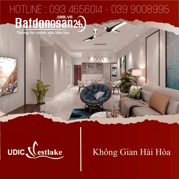 Căn hộ Udic Westlake Ciputra view Hồ Tây + Cầu Nhật Tân. Liên hệ ngay