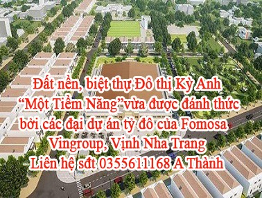 Đô thị Kỳ Anh -  Một Tiềm Năng vừa được đánh thức bởi các đại dự án