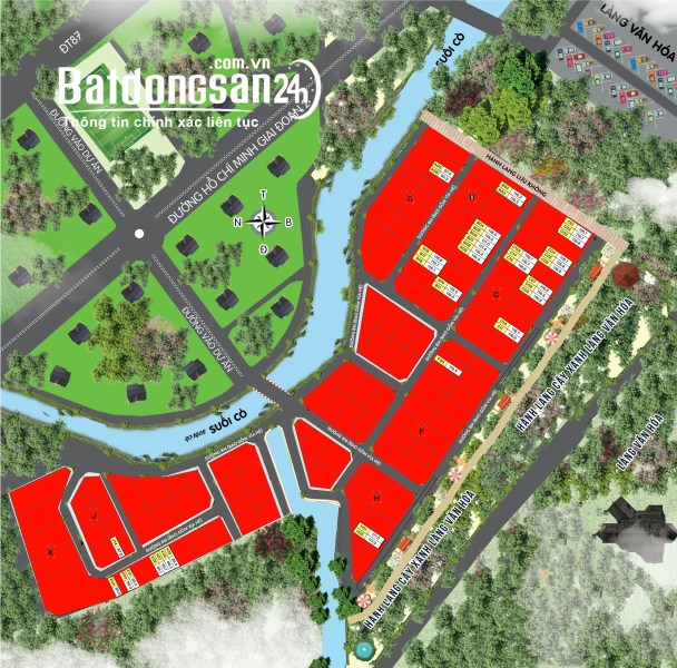 DIAMOND RIVERSIDE HÒA LẠC Đất nền ko phải xây, sổ đỏ trao tay mua