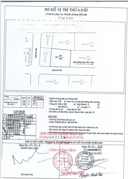 CẦN BÁN NHÀ HUYỆN XUYÊN MỘC - BÀ RỊA - VŨNG TÀU - LH 0938686839