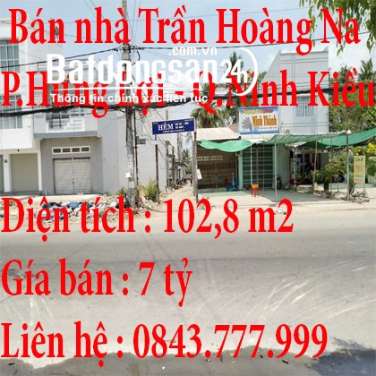 Bán nhà Trần Hoàng Na,Phường Hưng Lợi,Quận Ninh Kiều, Cần Thơ