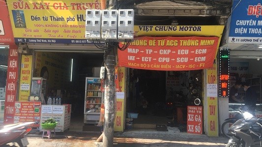 Cho thuê cửa hàng tại số 9 Lương Thế Vinh, Thanh Xuân, Hà Nội.