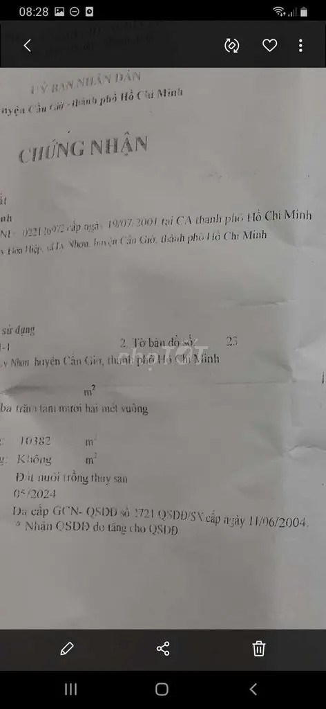 Chính chủ bán nhà mặt tiền, Đường Lý Nhơn, Xã Lý Nhơn, Huyện Cần Giờ,