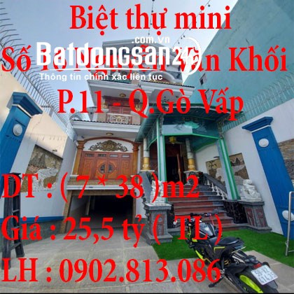 Biệt thự mini số 16 Nguyễn Văn Khối Phường 11 Quận Gò Vấp TP HCM