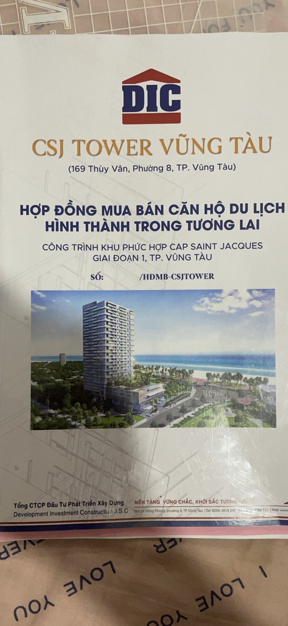 Chính Chủ Bán Nhanh Căn Hộ Condotel CSJ 1401- Căn Hộ Du Lịch CSJ