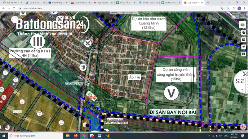 Đón đầu xu thế: 62m2 x 18tr/m2 quy hoạch tp.Mê Linh 2025