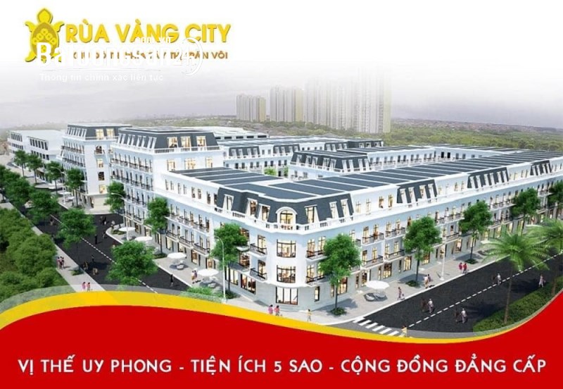 Chỉ 30 Lô Ngoại Giao Độc Quyền Dự Án Rùa Vàng City Vị Trí Đẹp Giá Rẻ