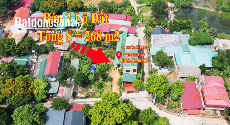 Bán 2 Lô Đất Tặng Nhà 2 Tầng