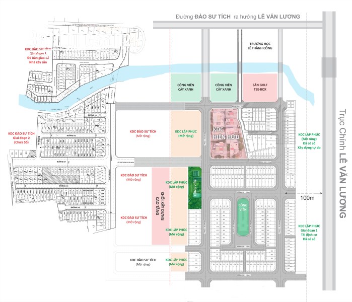 Bán lô góc đẹp 185m2 KDC Phước Kiển, Nhà Bè 53tr/m2