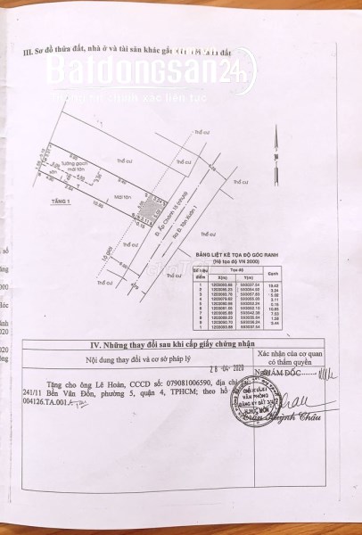 Chính chủ bán đất có nhà nát 1 Tân Xuân , Huyện Hóc Môn , TP Hồ Chí