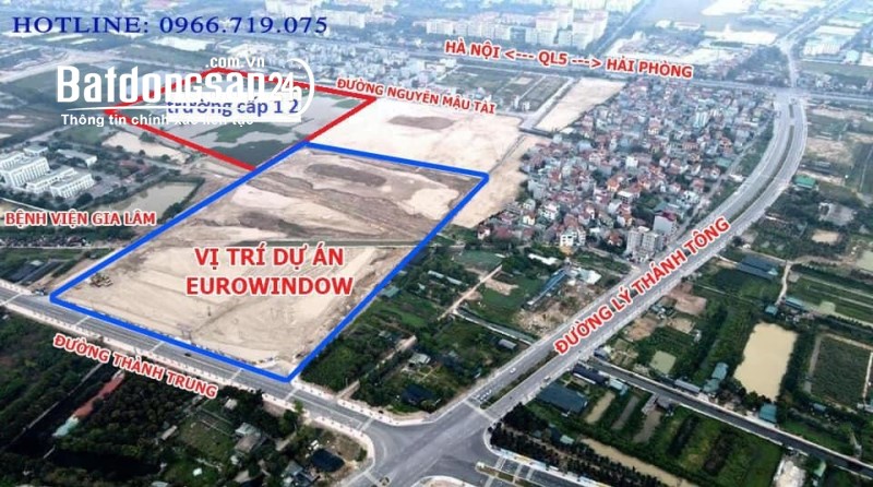 Bán liền kề LK 9 21, LK9 22 dự án Eurowindow Twin Parks trung tâm dự