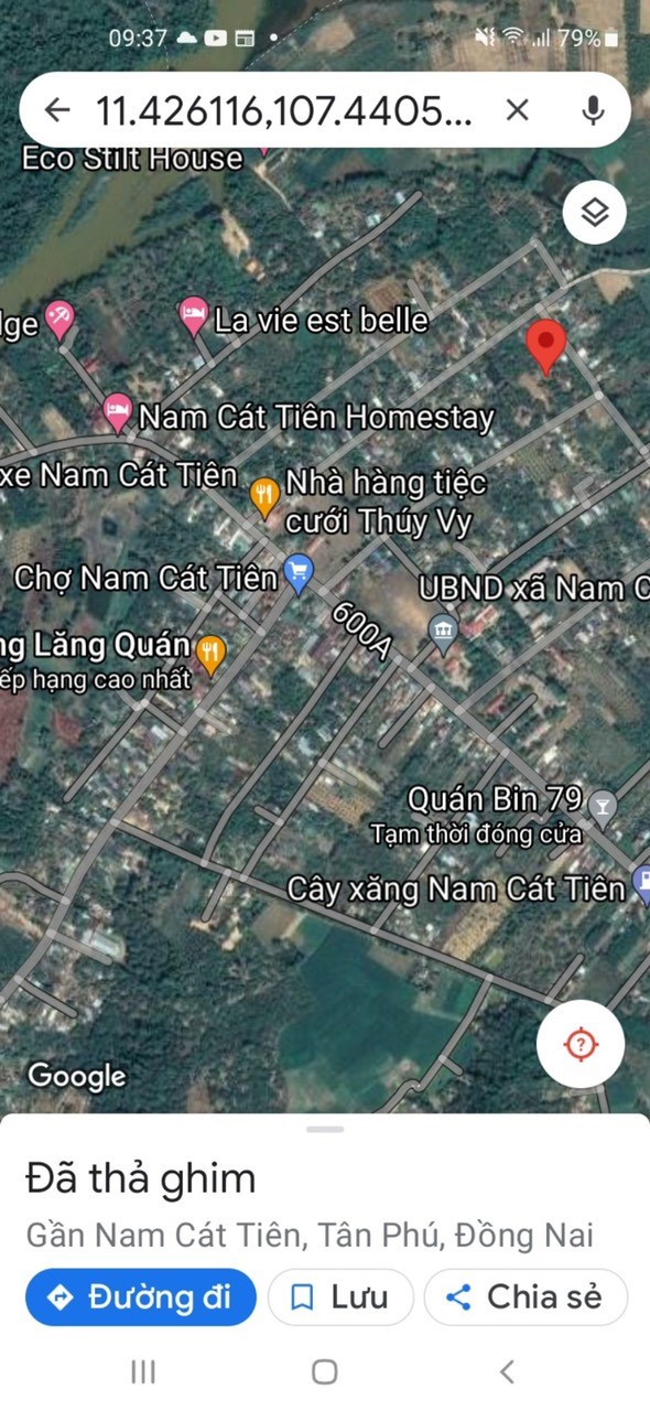 CHÍNH CHỦ CẦN BÁN ĐẤT LÔ GÓC 2 MẶT TIỀN NAM CÁT TIÊN, HUYỆN TÂN PHÚ,