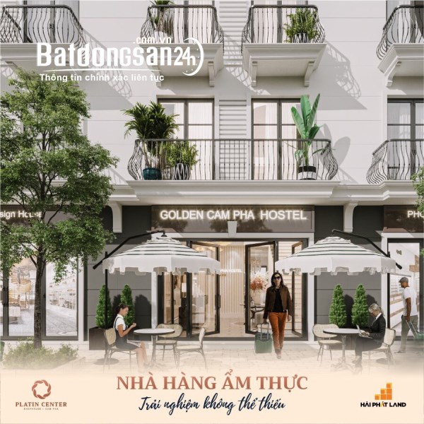 Bán shophouse Platin Center Cẩm Phả, Quảng Ninh, chỉ đóng 10%, HTLS
