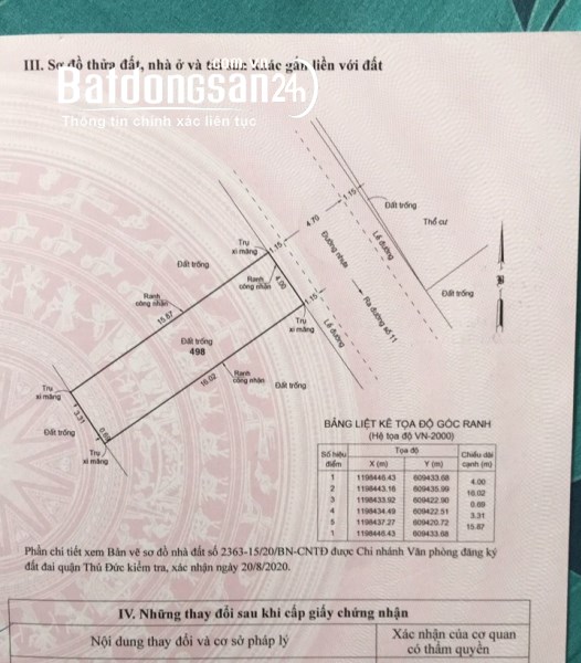 ĐẤT KHU DÂN CƯ CENTERHOME RIVERSIDE TRƯỜNG THỌ - THỦ ĐỨC